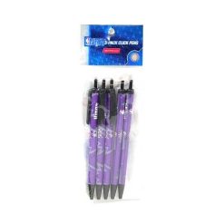 Qty 2 NBA Sacramento Kings Basketball 5-Pack Ballpen Click Style Pen Black Ink