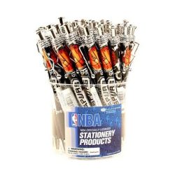 NBA San Antonio Spurs Basketball - Team Logo 48 Count Pen Tub Display, Black Ink