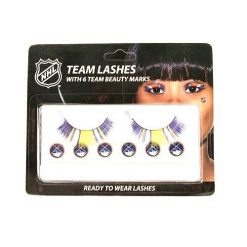 2pk NHL Buffalo Sabres Hockey Ready to Wear Eyelash Sets w/ 6 Team Beauty Marks