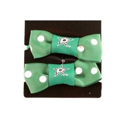 NHL Dallas Stars Hockey 2Packs Bow Style Pony Tail Hair Bond