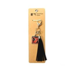 MLB Baltimore Orioles Baseball Official Merch Tassel Style Purse Charm Keychain