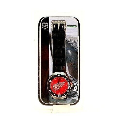 NHL Detroit Red Wings Hockey Watch Game Time Wrist Watch Main Image