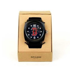 MLB Boston Red Sox Baseball Official Merch Sparo Prompt Style Watch Black