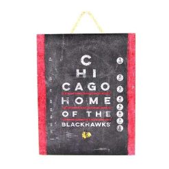 NHL Chicago Blackhawks Hockey Official Fan Gear 8"x10" Home Decor Wood Sign