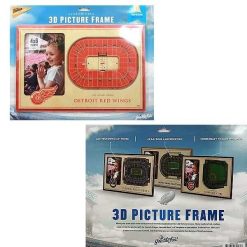 NHL Detroit Red Wings Hockey Official 12"x8" Picture Frame 3D Stadium View