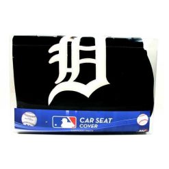 MLB Detroit Tigers Official Merch Polyester Embroidered Logo Car Seat Cover