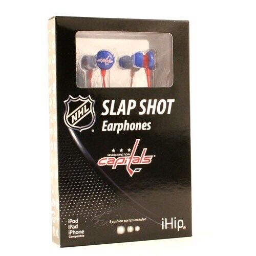 NHL Washington Capitals Hockey Slap Shot Official Team Merch Fan Gear Earbuds