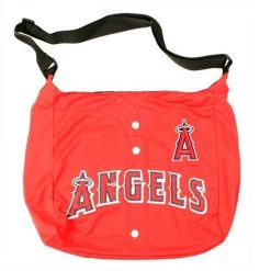 MLB Los Angeles Angels Baseball Official 3-Button Jersey Red The Big Tote Purse