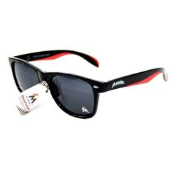 MLB Miami Marlins Baseball Official Merch 2-Tone Retro Style Polarized Sunglasses