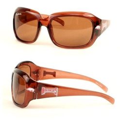 NCAA Arkansas Razorbacks Official Fan Gear Brown Polarized Sunglasses