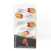 NCAA Arizona State Sun Devils Official Merch Team Logo Shower Curtain Rings Set