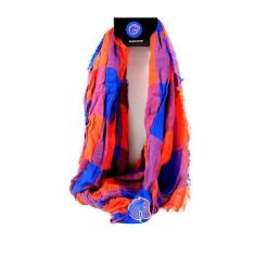 NCAA Boise State Broncos Official Team Merch Buffalo Check Style Infinity Scarf