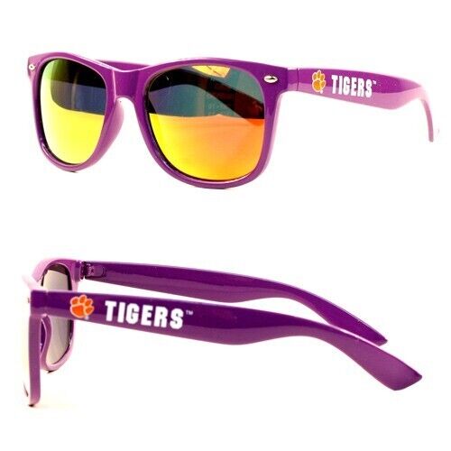 NCAA Clemson University Tigers Official Fan Retrowear Style Lens Tint Sunglasses