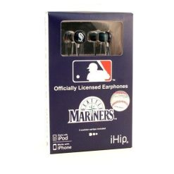 MLB Seattle Mariners Baseball Official Licensed iHip Earbuds Wired Earphones
