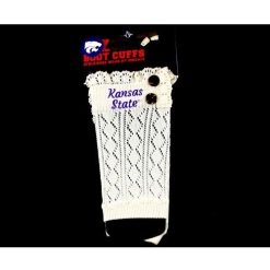 NCAA Kansas State Wildcats Official Licensed Fan Gear Women's Lace Boot Cuff