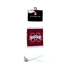 NCAA Mississippi State Bulldogs Strideline Large Size Classic Style Socks