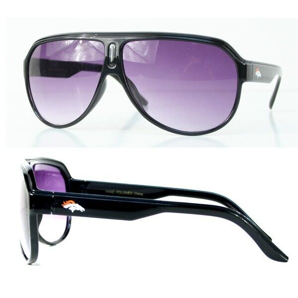 NFL Denver Broncos Football Team Official Merch Turbo Style Polarized Sunglasses