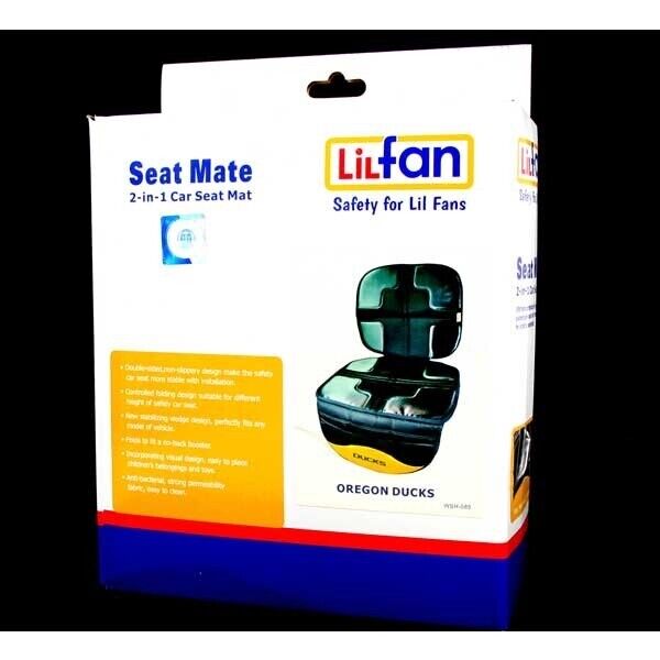 NCAA Oregon Ducks Seat Mate 2-in-1 Car Seat Mat and Cover Safety for Lil Fans