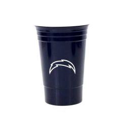 2pk NFL Los Angeles Chargers Football Official 16oz Navy Double Wall Party Cups