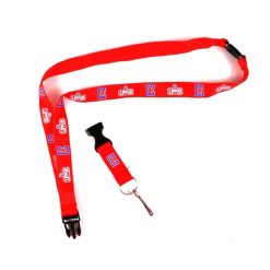 NBA Los Angeles LA Clippers Basketball Neck Release Lanyard Detachable Keychain