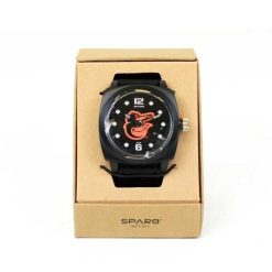MLB Baltimore Orioles Baseball Official Merch Sparo Prompt Style Watch Black