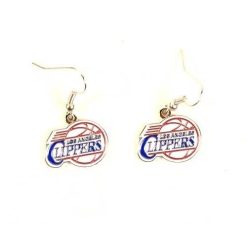 NBA Los Angeles LA Clippers Basketball Amco Series 2 Dangle Hook Earrings