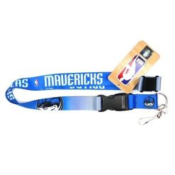 NBA Dallas Mavericks Basketball Crossover Lanyard Detachable Keychain ID Holder