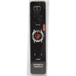 MLB Baltimore Orioles Baseball Official Merch Wrecker Style Sports Watch Black