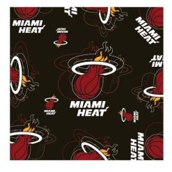 NBA Miami Heat Basketball Official Team Merch Fan Gear Silky Style Scarf