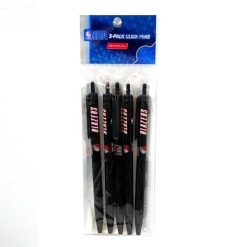 Qty 2 NBA Portland Trail Blazers Basketball - 5 Pack Set Click Pens, Black Ink