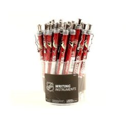 NHL Phoenix Coyotes Hockey Official Team Merch 48-Pcs Pen Tub Display Black Ink