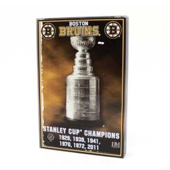 NHL Boston Bruins Hockey Stanley Cup 6"x5" Plaque Fan Item Collectibles