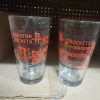2pk NBA Houston Rockets Basketball Clear Pint Glass 16oz Drinkware Repeater Logo