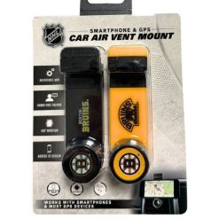 NHL Boston Bruins Hockey Car Auto Air Vent Mounts for Smart Phone & GPS 2 Pack