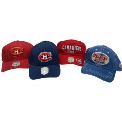 NHL Montreal Canadiens Hockey Team Logo Assorted Cap Style and Color  Will Vary