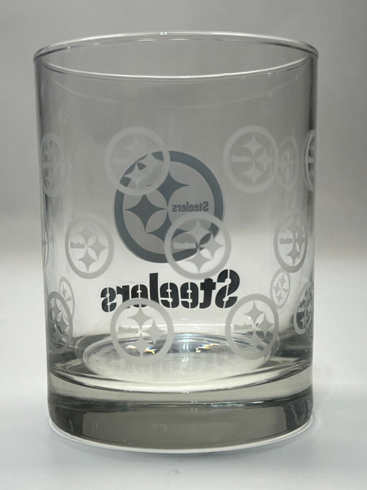 Pittsburgh Steelers Cocktail Glass 13oz Old Fashioned Clear NFL Official Merch Gallery Image 1