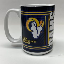 Los Angeles Rams Coffee Mug 15oz Hero Style Ceramic Cup NFL Official Merch