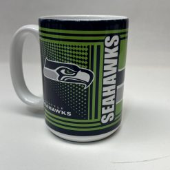 Seattle Seahawks Coffee Mug 15oz Hero Style Ceramic Cup NFL Official Merch