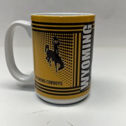 Wyoming Cowboys Coffee Mug 15oz Hero Style Ceramic Cup NCAA Official Merch