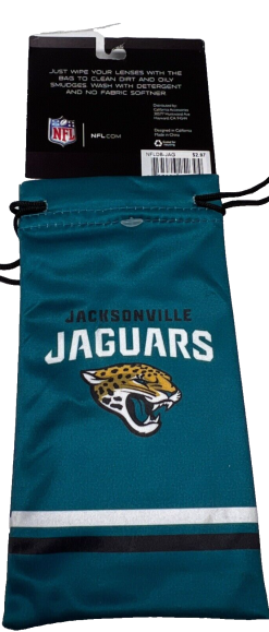 Jacksonville Jaguars Sunglasses Bag Microfiber Pouch NFL Official Merch