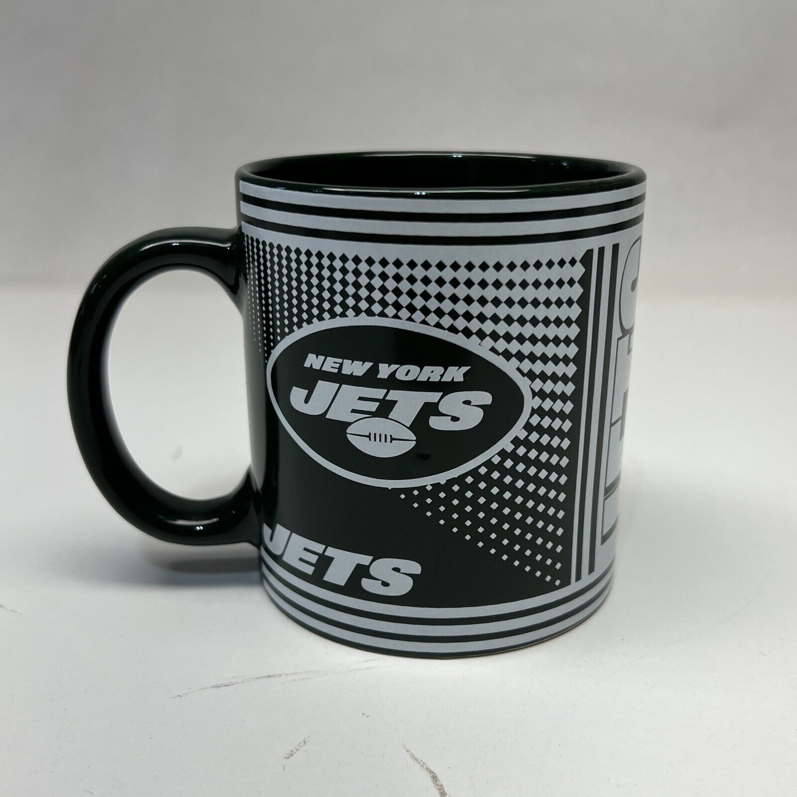 New York Jets Coffee Mug 18oz Hero Style Ceramic Cup NFL Official Merch